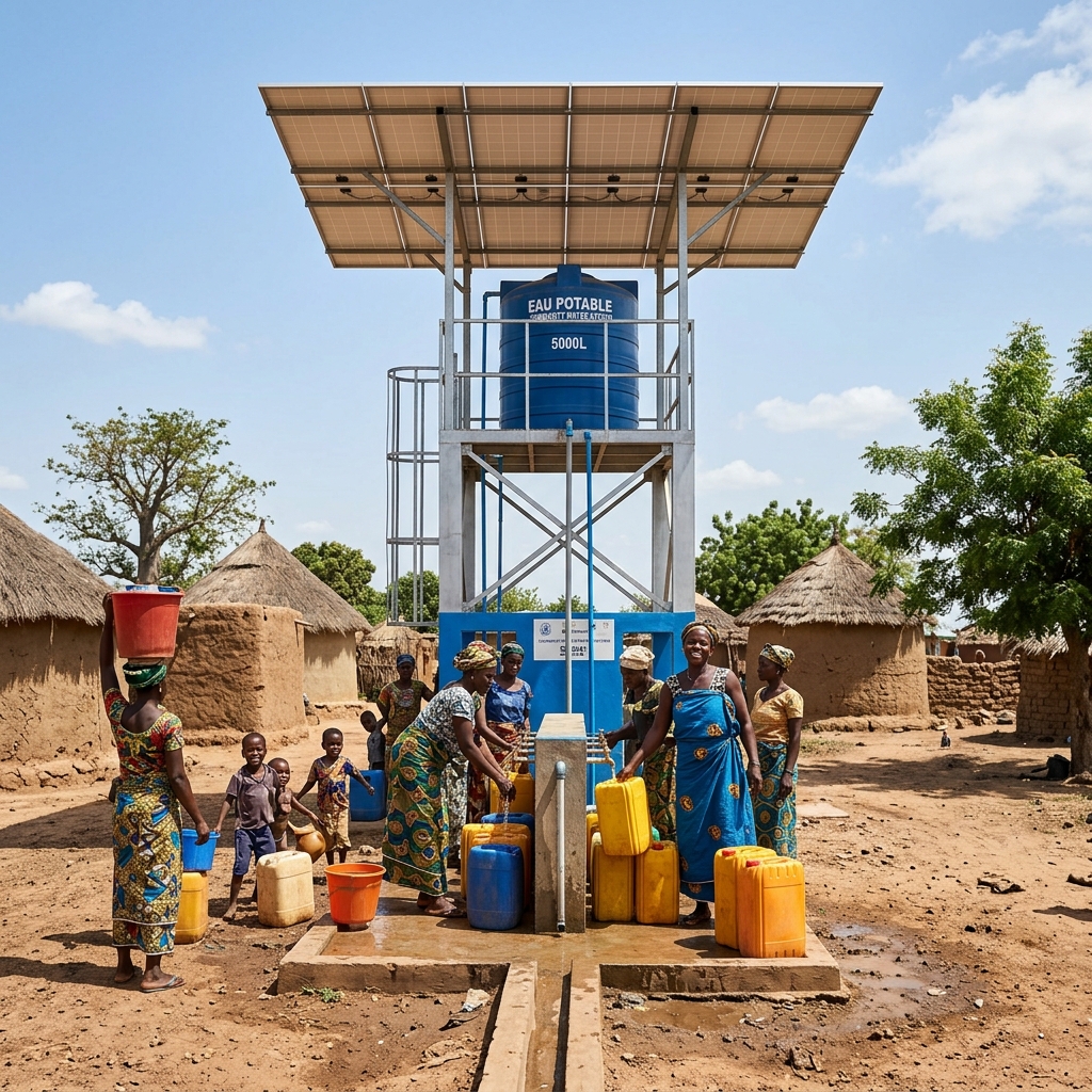 💧 +50 forages solaires réalisés au Bénin !