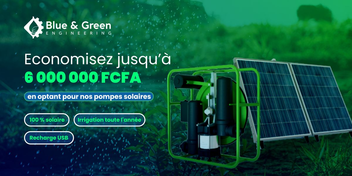 🚀 NOUVEAU : Pompe d'Irrigation Solaire BGE & Partenaire
