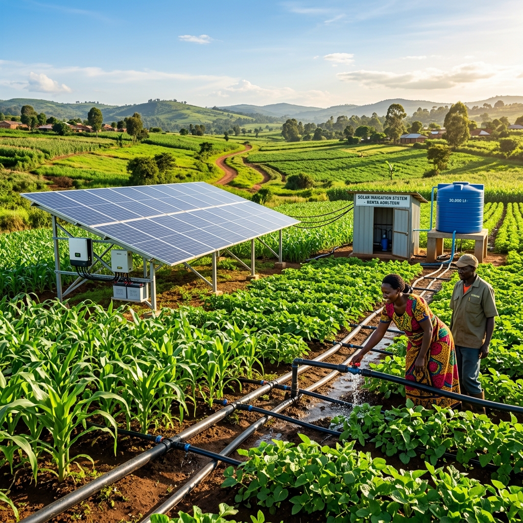 🚀 NOUVEAU : Pompe d'Irrigation Solaire BGE & Partenaire